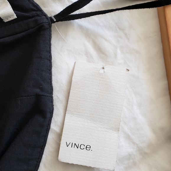 Vince black strapless midi dress - Picture 4 of 4